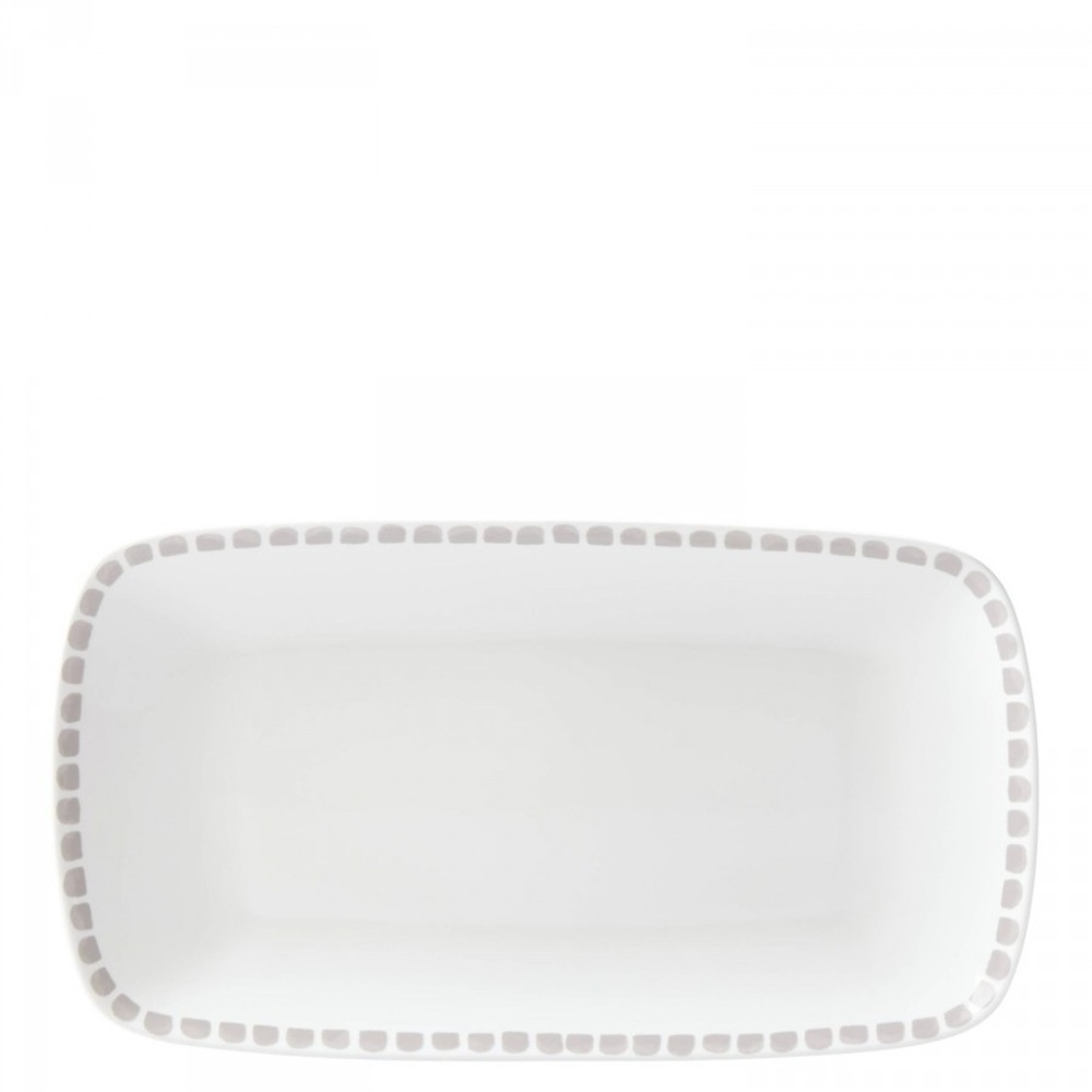 Kate Spade Charlotte Street Grey Hors D’Oeuvre Tray
